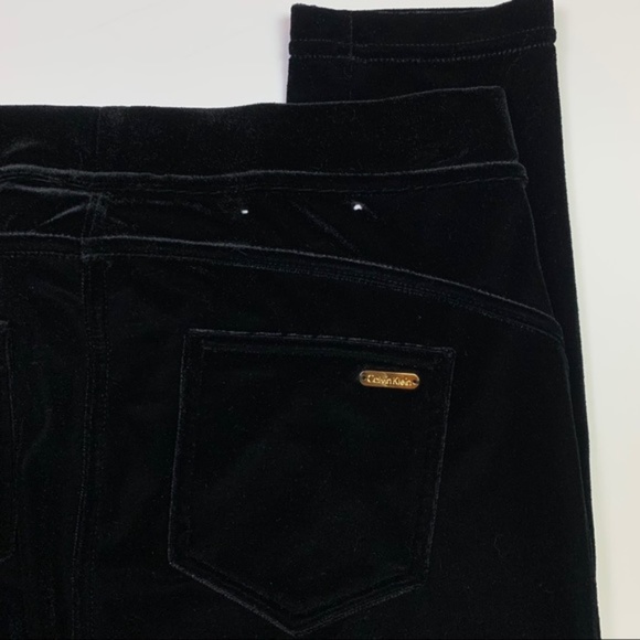 Calvin Klein Pants & Jumpsuits Calvin Klein Black Velvet Leggings